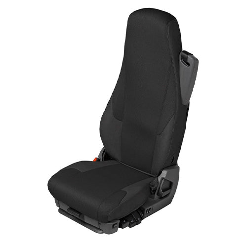 Stoelhoes Truck van zwart stof en zwart leder tot MJ19