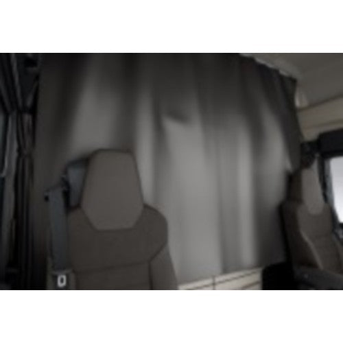 Dwarsgordijn voor bed