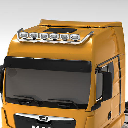 RVS dakbeugel WIDE LED