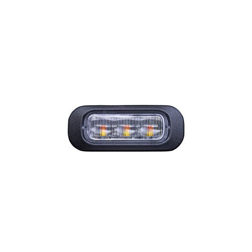 Dark Knight 3 LED Flitser Amber met Heldere Lens