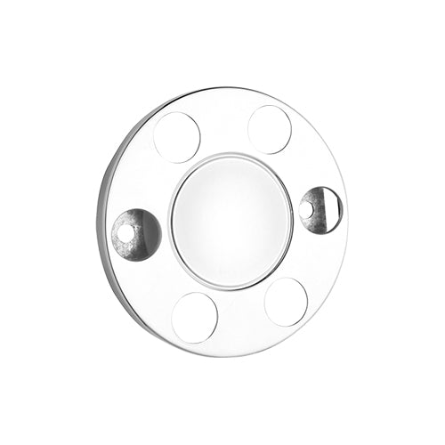 Opstapring RVS gesloten 17.5 inch 6 gats