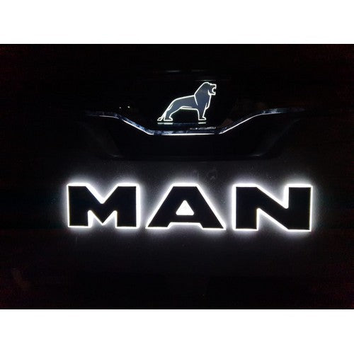 MAN LED letters en Leeuw TG3